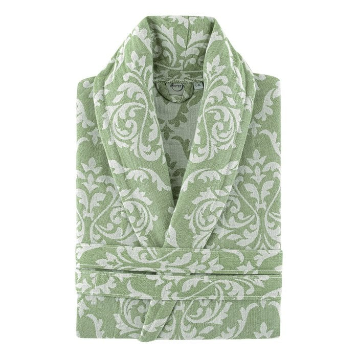 Trimita Barok Bademantel – 100 % Baumwolle – Grün