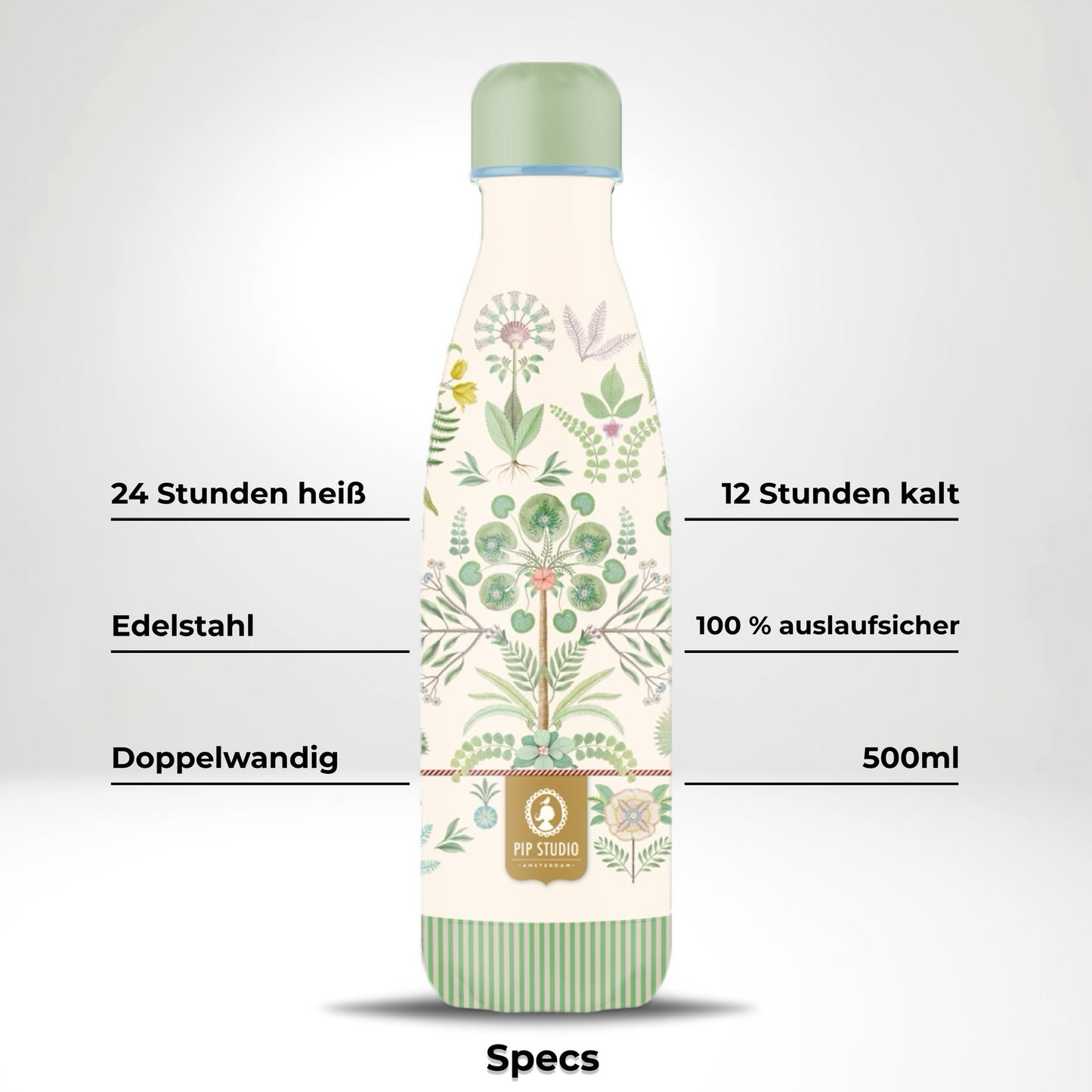 IZY Trinkflasche 500 ml - Bamboleo - Wasserflasche - Thermobecher - BPA-frei