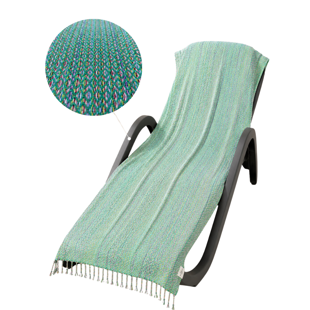 Badehandtuch Ocean StayOn von BeachAndSteam, 200 x 70 cm, weiches Strandtuch mit maritigem Design, für den Strand oder Sauna.