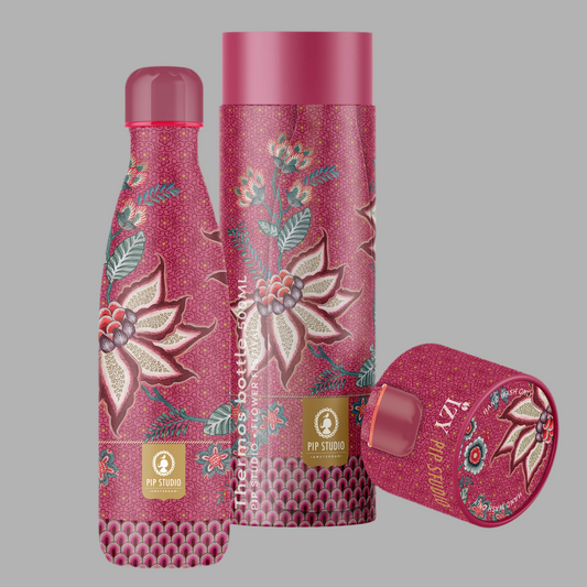 IZY Trinkflasche 500 ml - Blumenfest - Wasserflasche - Thermobecher - BPA-frei