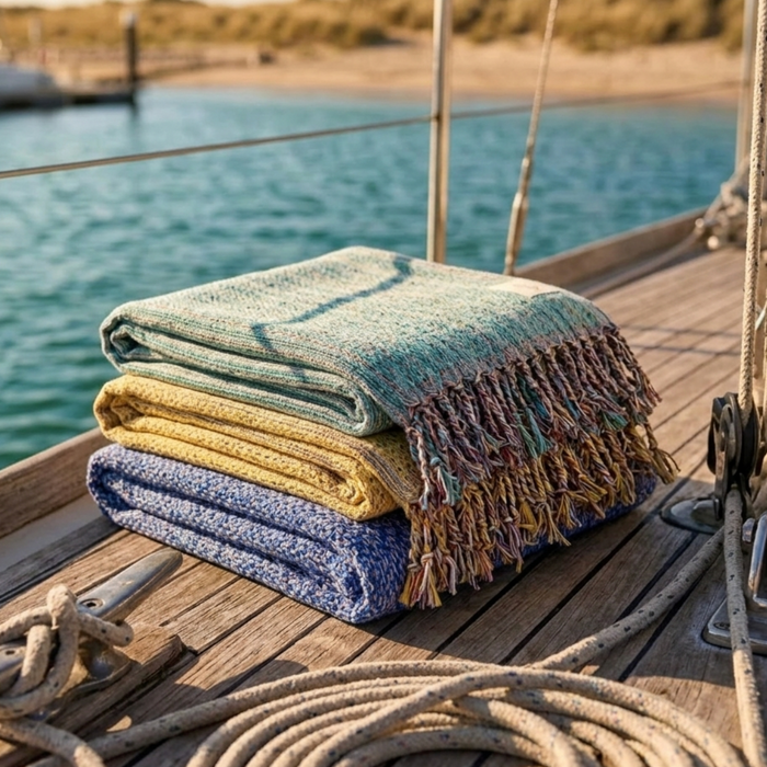 Hamamtuch Ocean aus 100 % Baumwolle