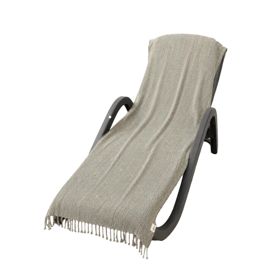 Badehandtuch Ocean StayOn von BeachAndSteam, 200 x 70 cm, weiches Hamamtuch mit blauer Meeresmuster, zum Baden und Strand.