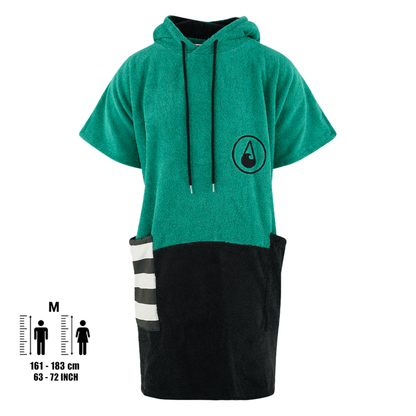 WAVE HAWAII Badeponcho FARO, komfortabler Poncho aus weichem Material, in leuchtendem Design mit Kapuze und großen Taschen.