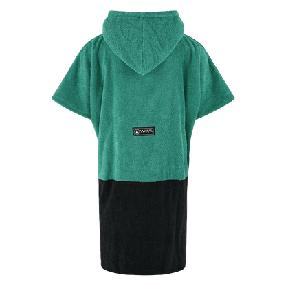 Badeponcho WAVE HAWAII FARO aus weichem Material, mit Kapuze und buntem Muster, perfekt für den Strand oder Pool.