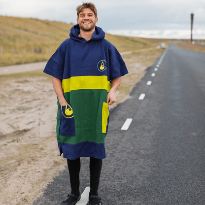 WAVE HAWAII Travel Poncho PAMPATAR – Waffelpikee Baumwolle