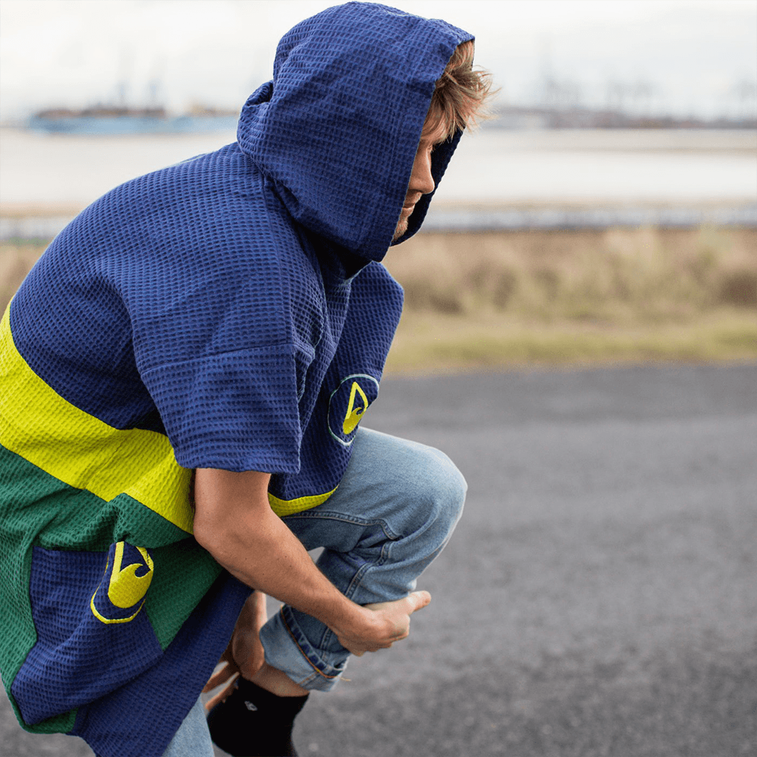 WAVE HAWAII Travel Poncho PAMPATAR – Waffelpikee Baumwolle