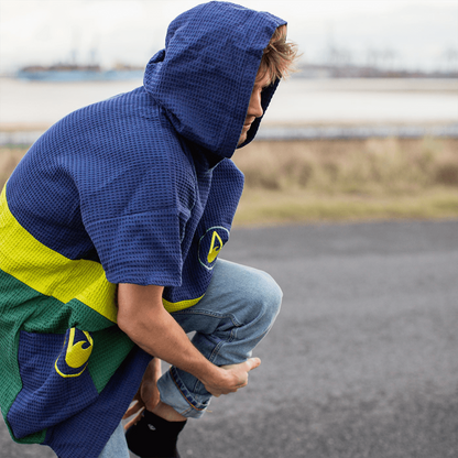 WAVE HAWAII Travel Poncho PAMPATAR – Waffelpikee Baumwolle