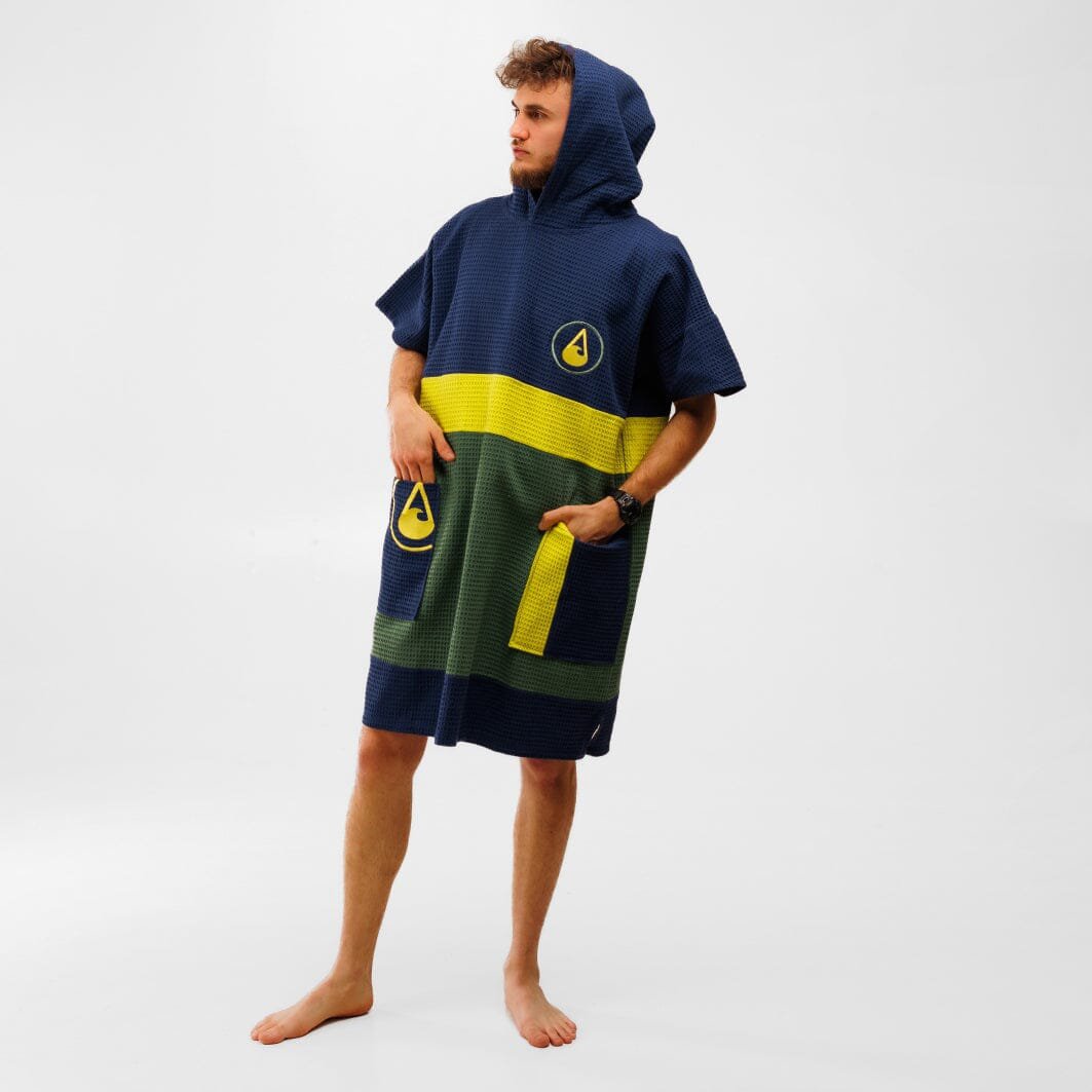 WAVE HAWAII Travel Poncho PAMPATAR – Waffelpikee Baumwolle
