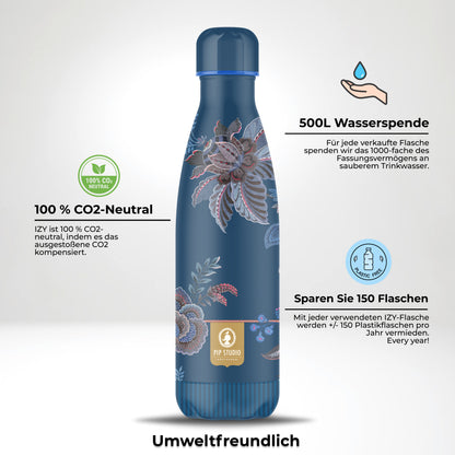 IZY Trinkflasche 500 ml - CeCe Fiore  - Wasserflasche - Thermobecher - BPA-frei