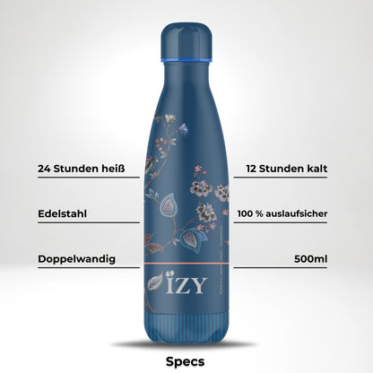IZY Trinkflasche 500 ml - CeCe Fiore  - Wasserflasche - Thermobecher - BPA-frei
