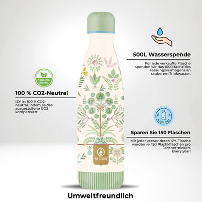 IZY Trinkflasche 500 ml - Bamboleo - Wasserflasche - Thermobecher - BPA-frei