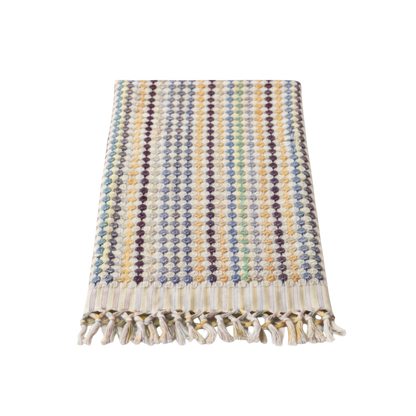 BeachAndSteam DOTWAVE Baumwoll-Bundle mit Saunatuch und Bademantel, weiche Textur, ideal für Sauna und Wellness.