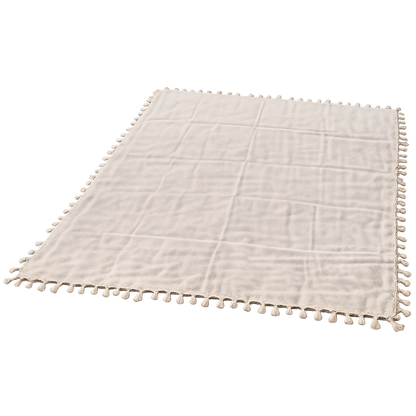 Beige Hamamtuch Coastline XXL von BeachAndSteam, weiches Strandtuch aus Baumwolle, ideal für den Strand oder Pool.