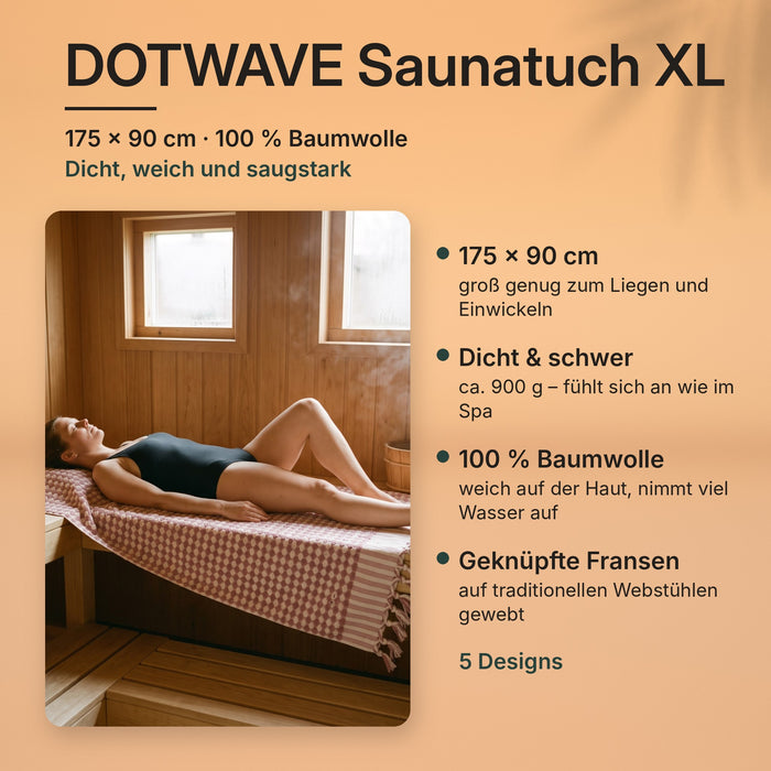 DOTWAVE Saunatuch XL