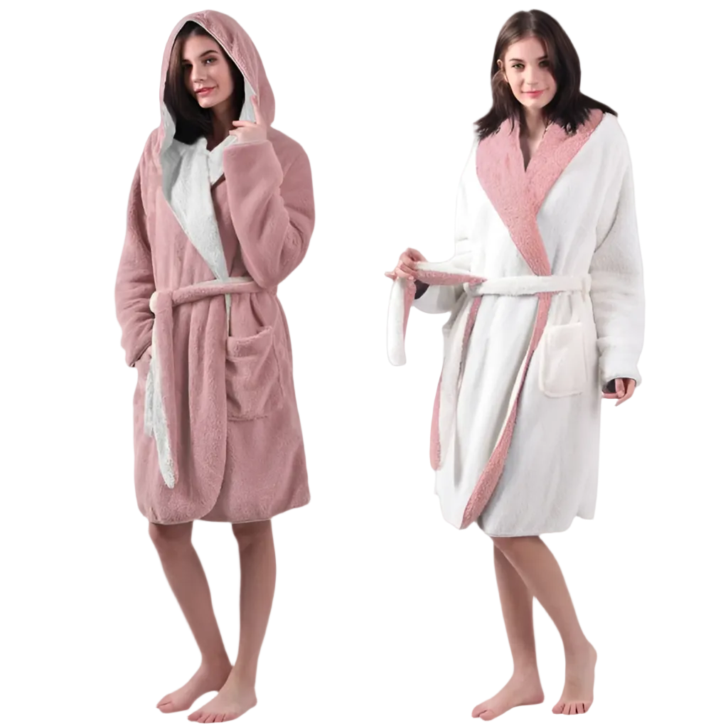 BeachAndSteam cotton bathrobe with a comfortable fit