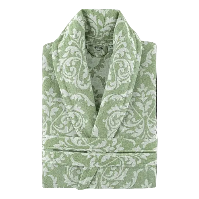 Trimita Barok Bademantel – 100 % Baumwolle – Grün