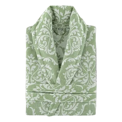 Trimita Barok Bademantel – 100 % Baumwolle – Grün
